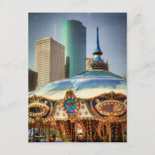 Houston Towers en Fairground Rides Briefkaart