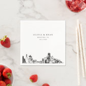 Houston Trouwpapier Cocktail servet (Insitu)