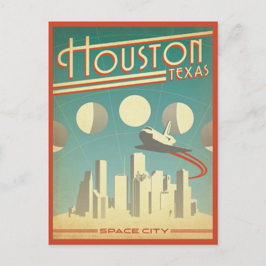 Houston, TX Briefkaart (Voorkant)