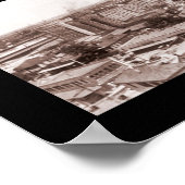 Houston TX Panoramisch Foto 1924 Poster (Hoek)