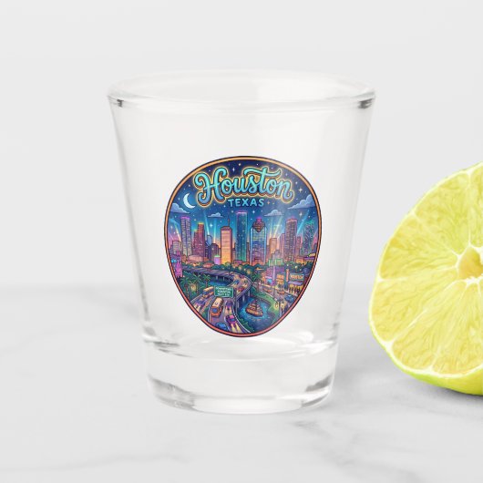 Houston USA Shot Glas (Voorkant)