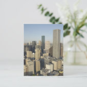 Houston van de binnenstad briefkaart (Staand voorkant)