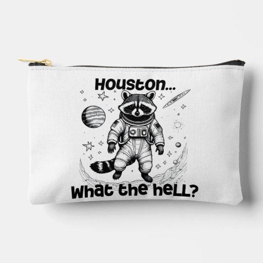 Houston.. Wat verdomme? Schattige wasbeermagneet Etui (Voorkant)