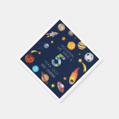 Houston We Have A 5 Year Old 5th Birthday Party Servet (Hoek)