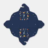 Houston We Have A 7 Jaar Oude 7de Verjaardagsfeest Bedankdoosjes (Uitgevouwen)