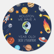 Houston We Have A 9 Jaar Verjaardagsfeestje