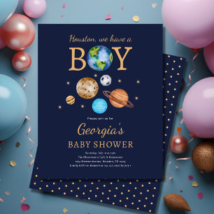 'Houston We Have A Boy' Baby shower