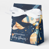 Houston We Have A Boy Outer Space Bedankdoosjes (Voorkant Zijde)