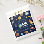 Houston We hebben een 1 jaar oud 1e verjaardagsfee Bedankzakje (Gezegeld)