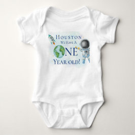 Houston We hebben een 1-jarige jongen. Baby Bodysu Romper