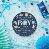 Houston We hebben een Baby shower 7-inch Bord (Feest)