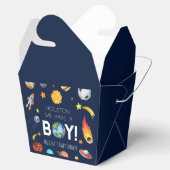 Houston We hebben een Boy Space Galaxy Baby shower Bedankdoosjes (Geopend)
