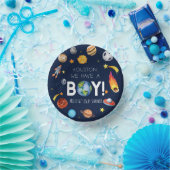 Houston We hebben een Boy Space Galaxy Baby shower Papieren Kommen (Feest)