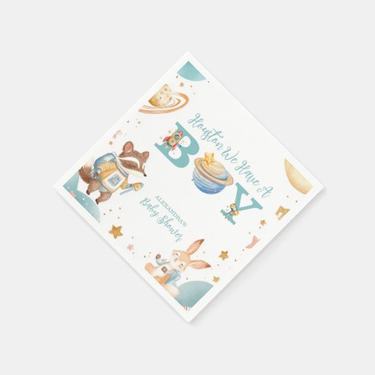 Houston We hebben een jongen buiten de ruimte Servet (Hoek)