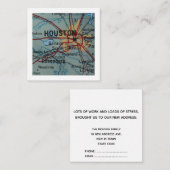 Houston We hebben een nieuw adres Kaart verplaatst (Voorkant / Achterkant)