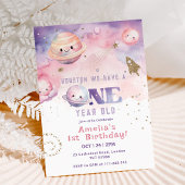 Houston, we hebben een One year old Space meisje r Kaart