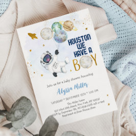 Houston We hebben een padvinder Baby shower Kaart