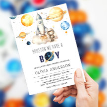 Houston We hebben een padvinder Baby shower