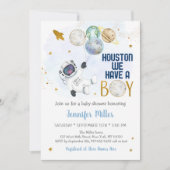 Houston We hebben een padvinder Baby shower Kaart (Voorkant)