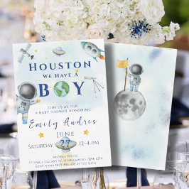 Houston We hebben een padvinder baby shower ruimte Kaart