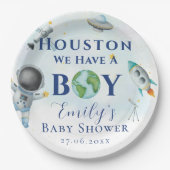 Houston We hebben een padvinder baby shower ruimte Papieren Bordje (Voorkant)