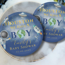 Houston We hebben een padvinder baby shower ruimte Papieren Bordje