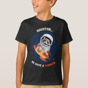 Houston We hebben een PAWblem T-shirt