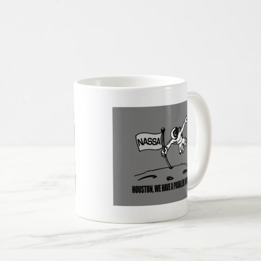 HOUSTON WE HEBBEN EEN PROBLEEM KOFFIEMOK (Voorkant rechts)