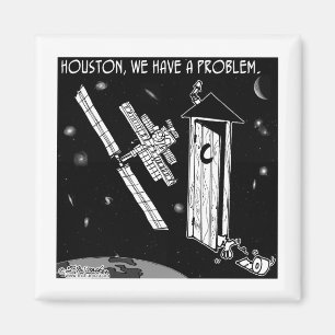 Houston, we hebben een probleem magneet