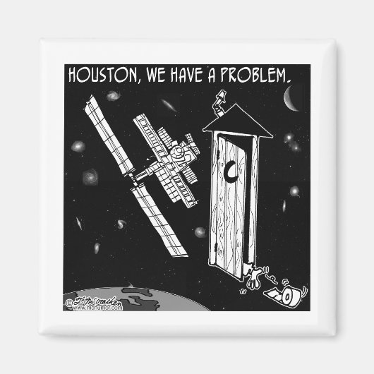 Houston, we hebben een probleem magneet (Voorkant)