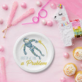 Houston We hebben een probleem Papieren Bordje (Feest)