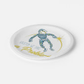 Houston We hebben een probleem Papieren Bordje (Gekanteld)