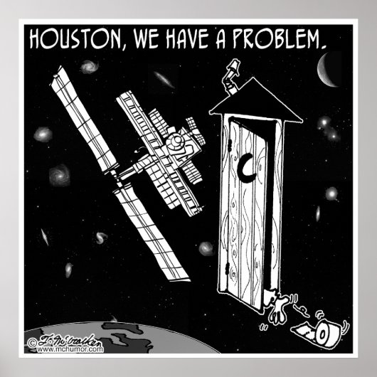 Houston, we hebben een probleem poster (Voorkant)