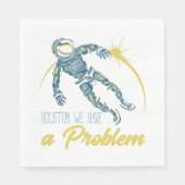 Houston We hebben een probleem Servet (Voorkant)