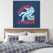 Houston We hebben een probleem stretched canvas pr (Insitu (Slaapkamer))