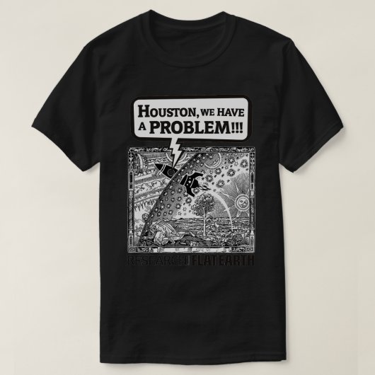 Houston we hebben een probleem t-shirt (Design voorkant)