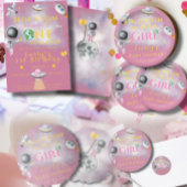 Houston We hebben een ruimtemeisje van een jaar ou Kaart