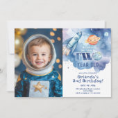 Houston, we hebben een twee jaar oude Boy foto ver Kaart (Voorkant)