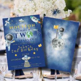 Houston We hebben een twee jaar oude ruimtevaarder Kaart