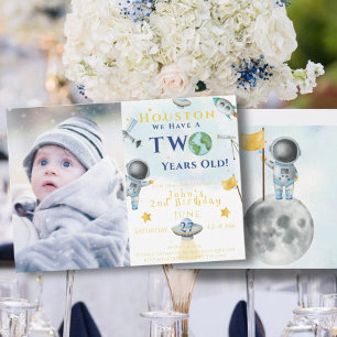 Houston We hebben een twee jaar oude ruimtevaarder Kaart