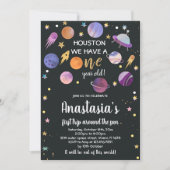 Houston, we hebben een uitnodiging voor een verjaa (Voorkant)