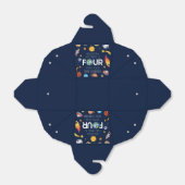 Houston We hebben een vier jaar oud 4e verjaardags Bedankdoosjes (Uitgevouwen)