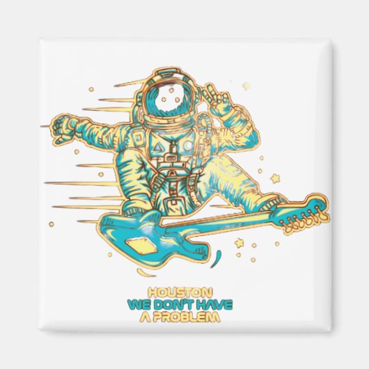 Houston We hebben geen probleem Magneet (Voorkant)