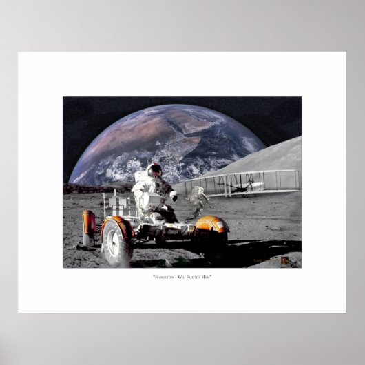 Houston We vonden hem Poster (Voorkant)