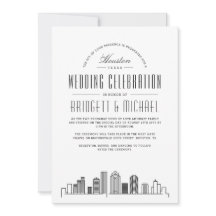 Houston Wedding | Moderne Deco Skyline