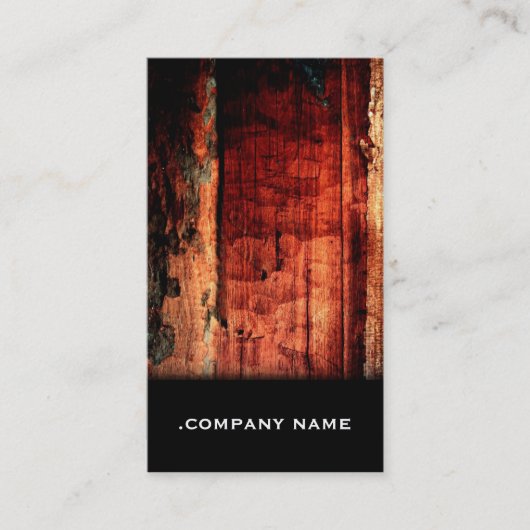 Hout 11 ・ Elegant Visitekaartje (Voorkant)