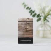 Hout 6 ・ Elegant Visitekaartje (Staand voorkant)