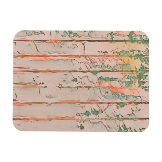 Hout 8a Flexibele fotomagneet Magneet (Horizontaal)