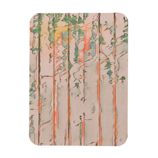 Hout 8a Flexibele fotomagneet Magneet (Verticaal)