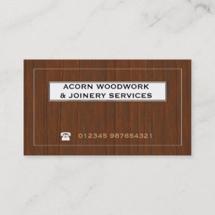 Hout (a) - Visitekaartjes met houtaffect